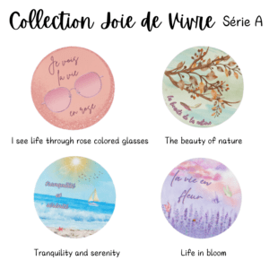 Collection of four inspirational circle designs.