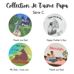 Father's Day card collection, four designs.